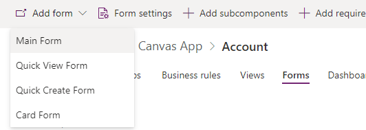 Embed Canvas App In A Model Driven App